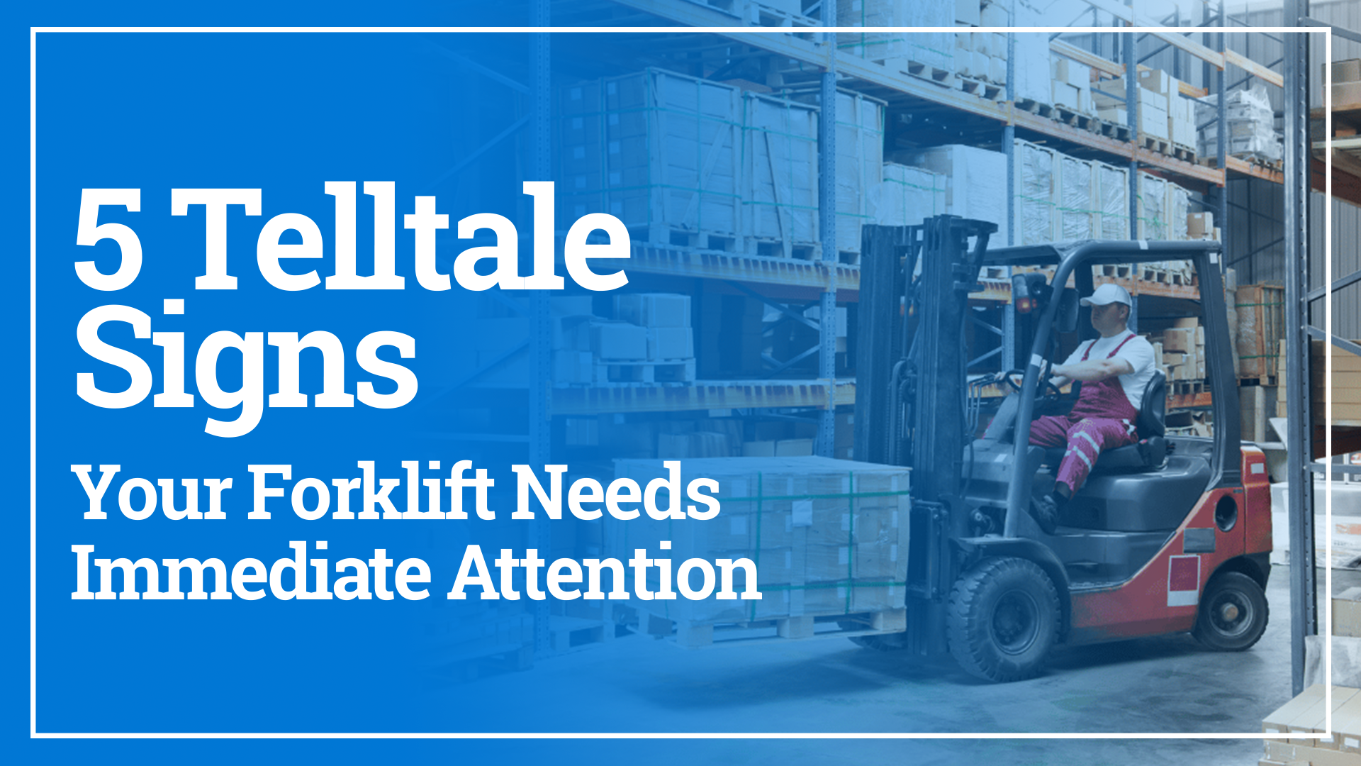 5 Telltale Signs Your Forklift Needs Immediate Attention 
