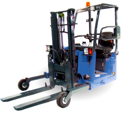 Blue Princeton Piggyback forklift